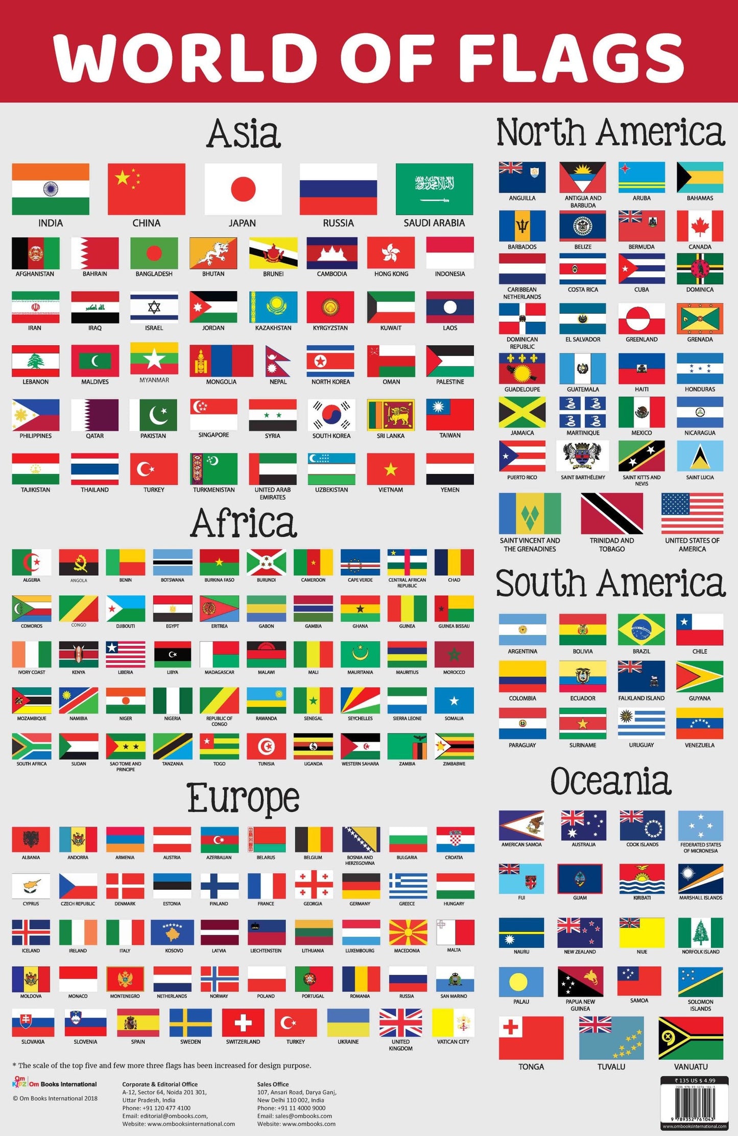 World of Flags : Charts - Om Books - Swadesiicart