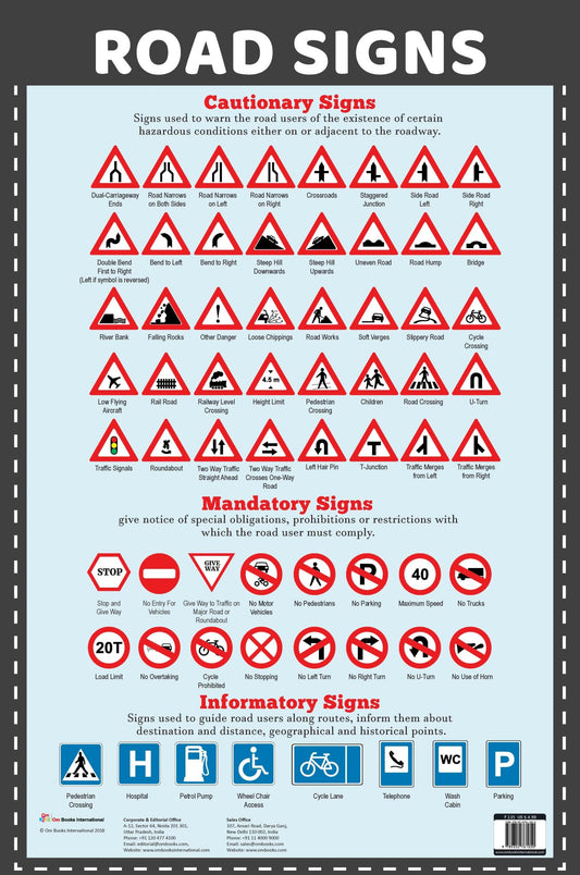 Road Signs : Charts - Om Books
