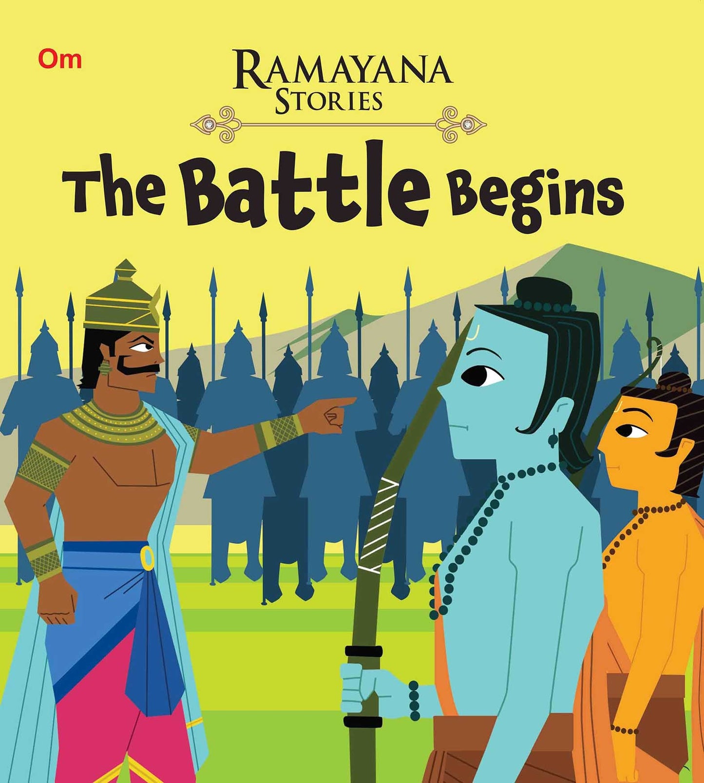 The Battle Begins : Ramayana Stories - Om Books - Swadesiicart