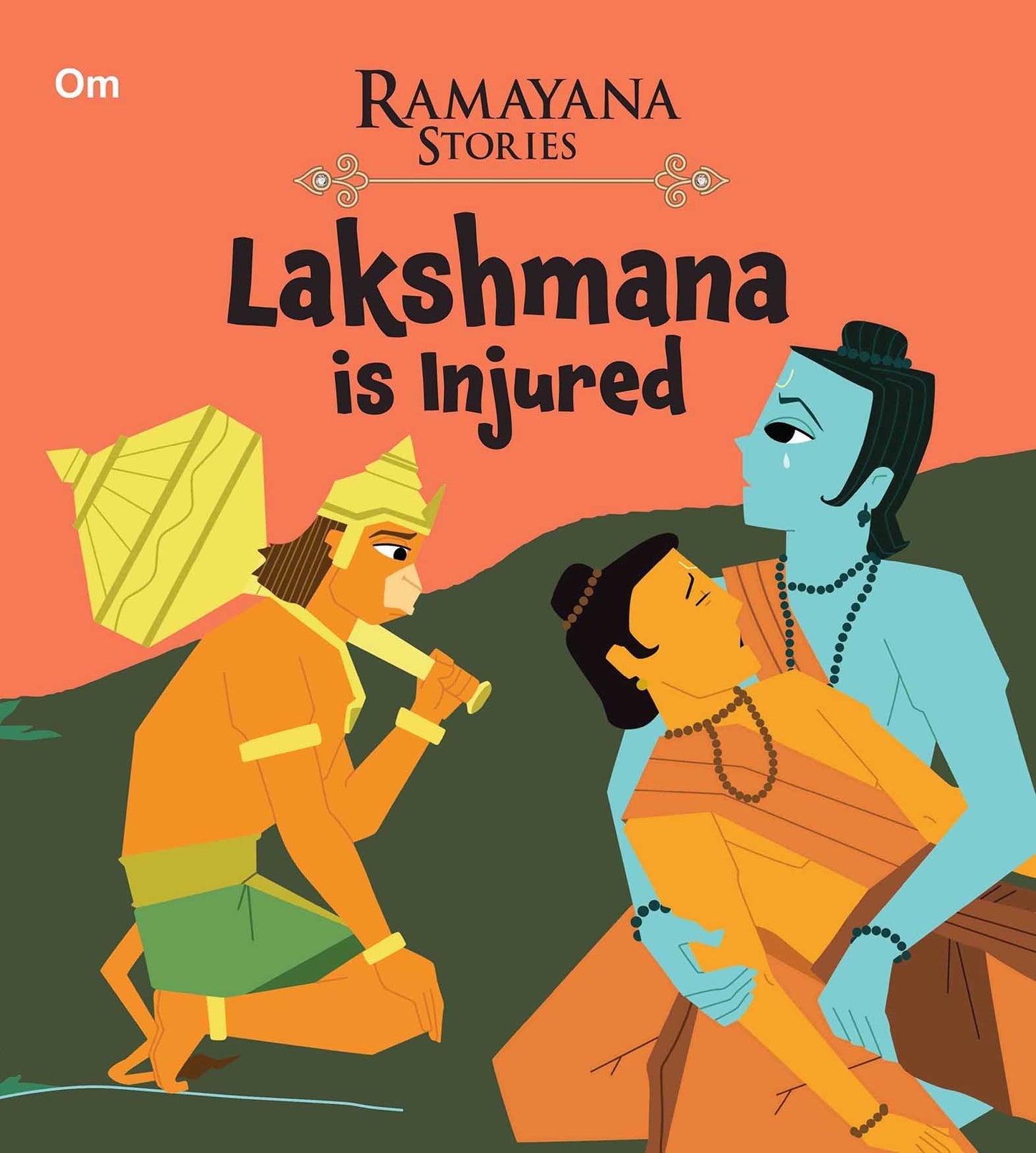 Lakshmana is Injured : Ramayana Stories - Om Books - Swadesiicart