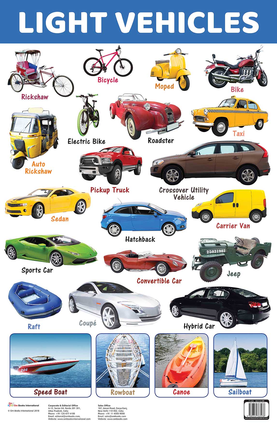 Light Vehicles : Charts - Om Books - Swadesiicart