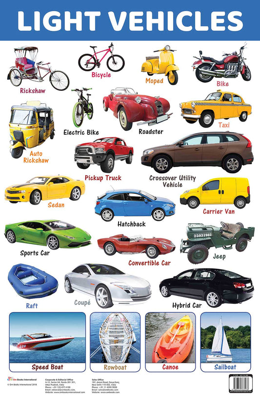 Light Vehicles : Charts - Om Books