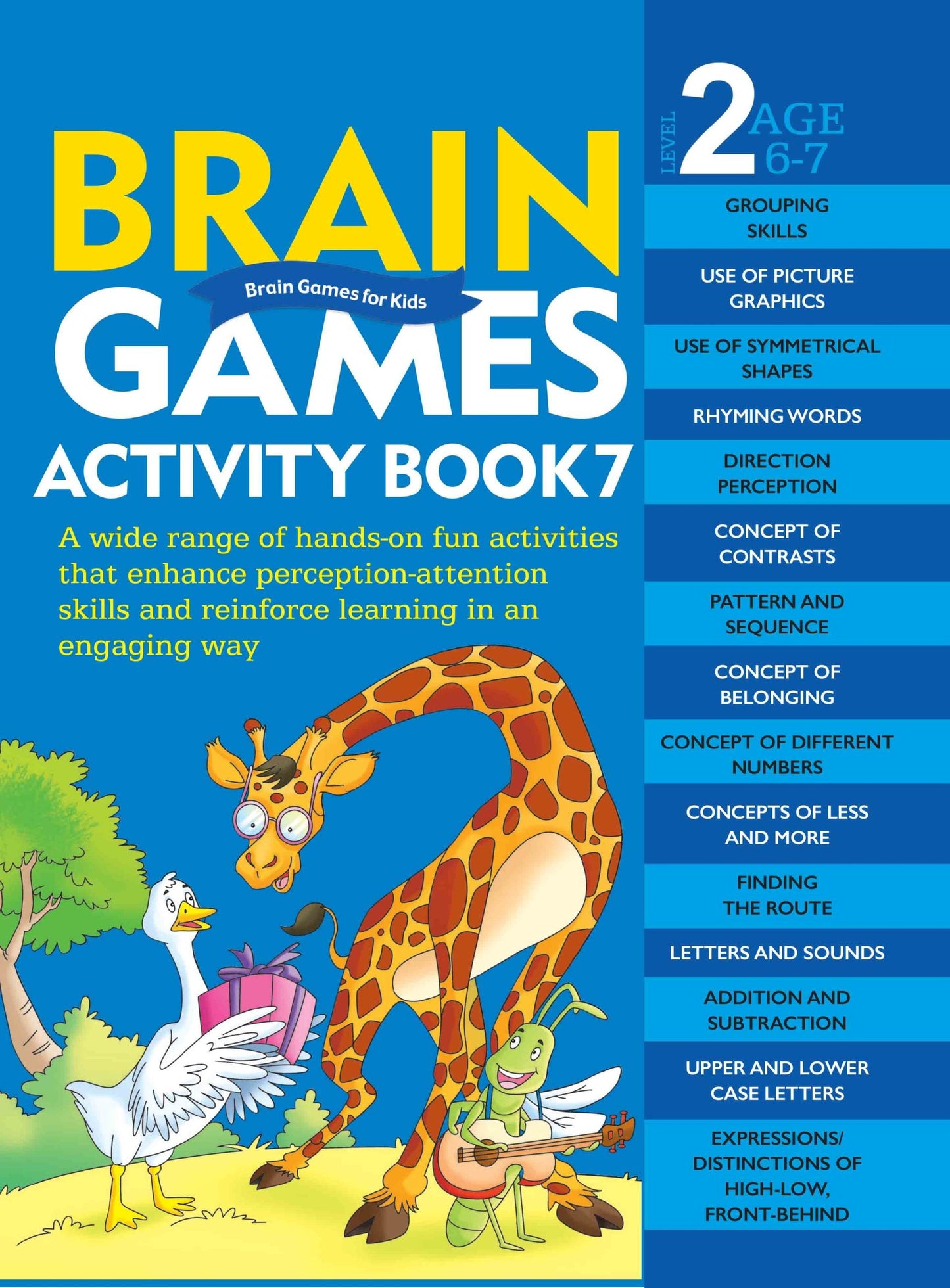 Brain Games for Kids : Brain Games Activity Book Level 2 : Book-7 - Om Books - Swadesiicart