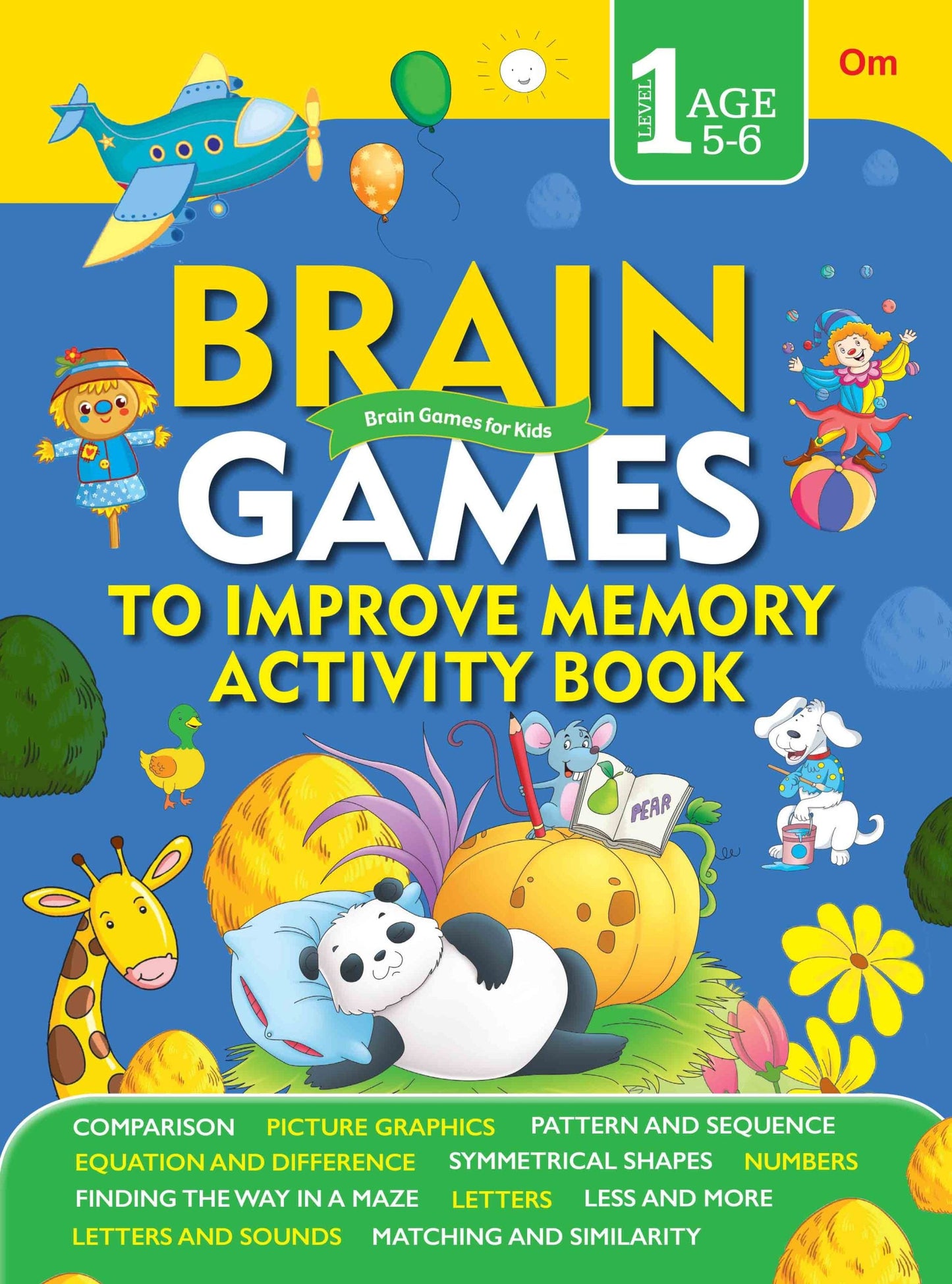 Brain Games To improve Memory Activity Book Level 1_Binder 1 - Om Books
