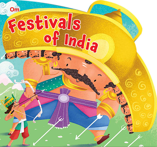 Festivals of India : Cutout Board Book - Om Books - Swadesiicart