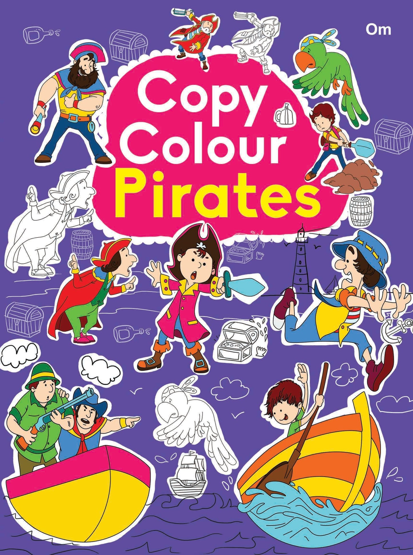 Copy Colour Pirates - Om Books - Swadesiicart