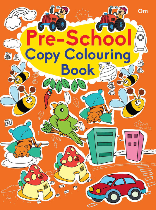Pre-School Copy Colouring Book - Om Books - Swadesiicart
