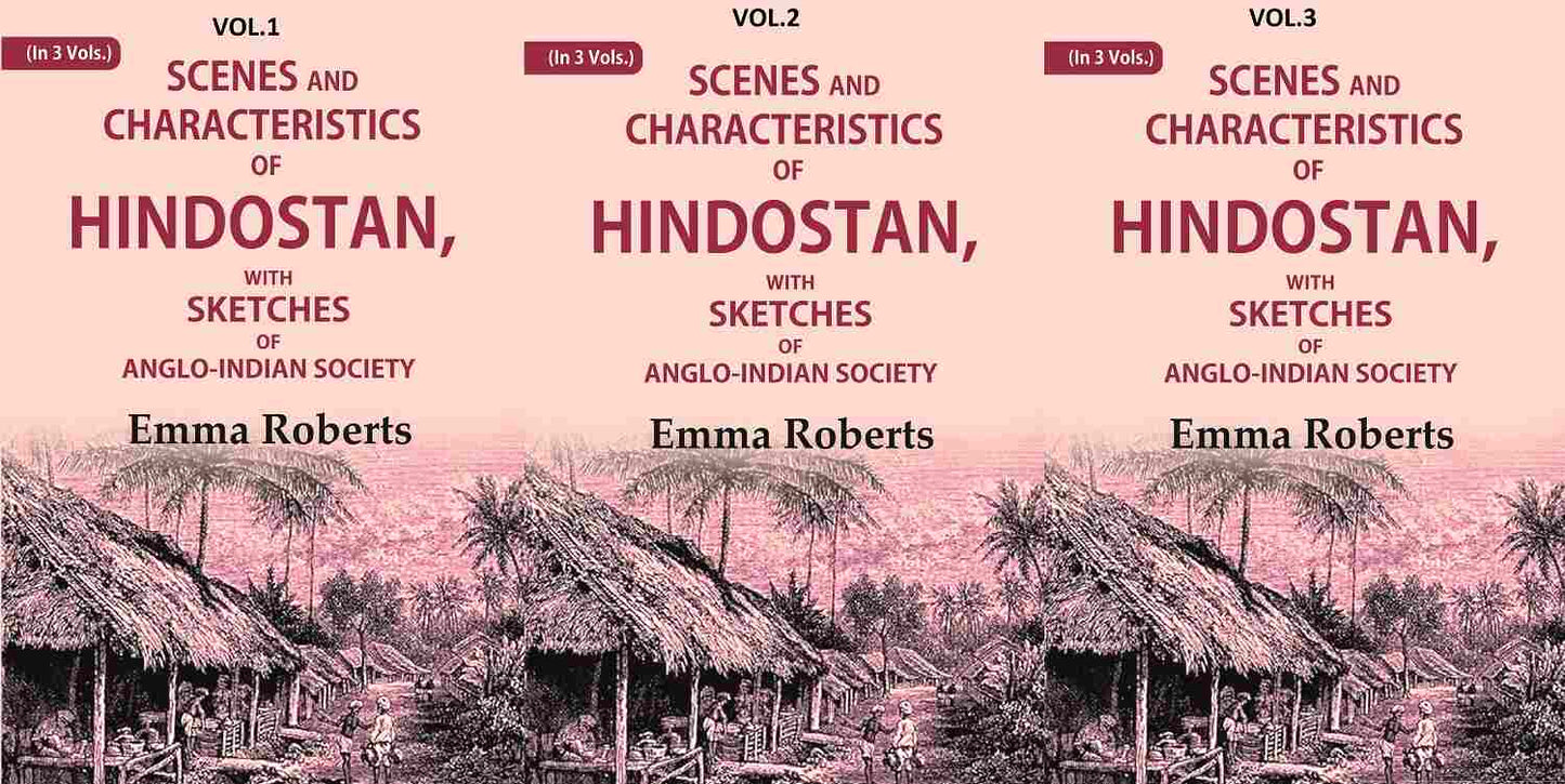 Scenes and characteristics of Hindostan: With Sketches of Anglo-Indian Society 3 Vols. Set - Gyan Books - Swadesiicart