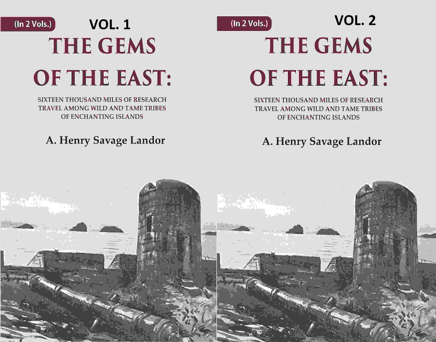 The Gems of the East: Sixteen Thousand miles of research Travel among wild and Tame Tribes of Enchanting Islands 2 Vols. set - Gyan Books