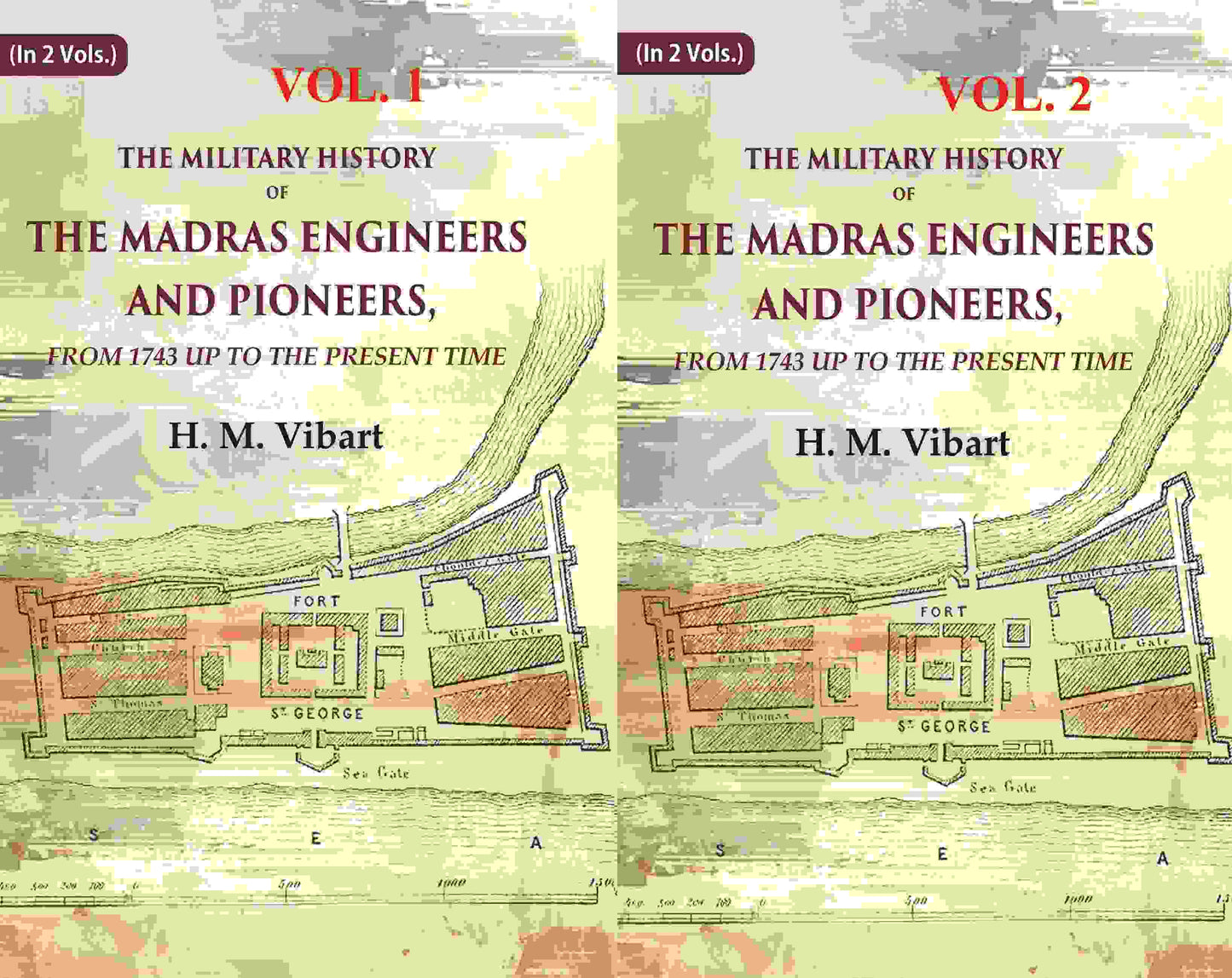 The Military History of the Madras Engineers and Pioneers,: From 1743 Up to the Present Time 2 Vols. Set - Gyan Books - Swadesiicart