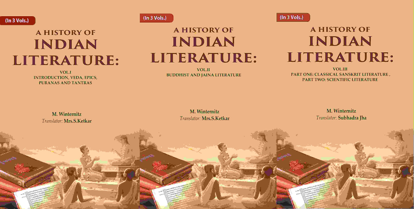 A History Of Indian Literature: I Introduction, Veda, Epics, Puranas And Tantras, Vol.Ii Buddhist And Vol. - Gyan Books - Swadesiicart