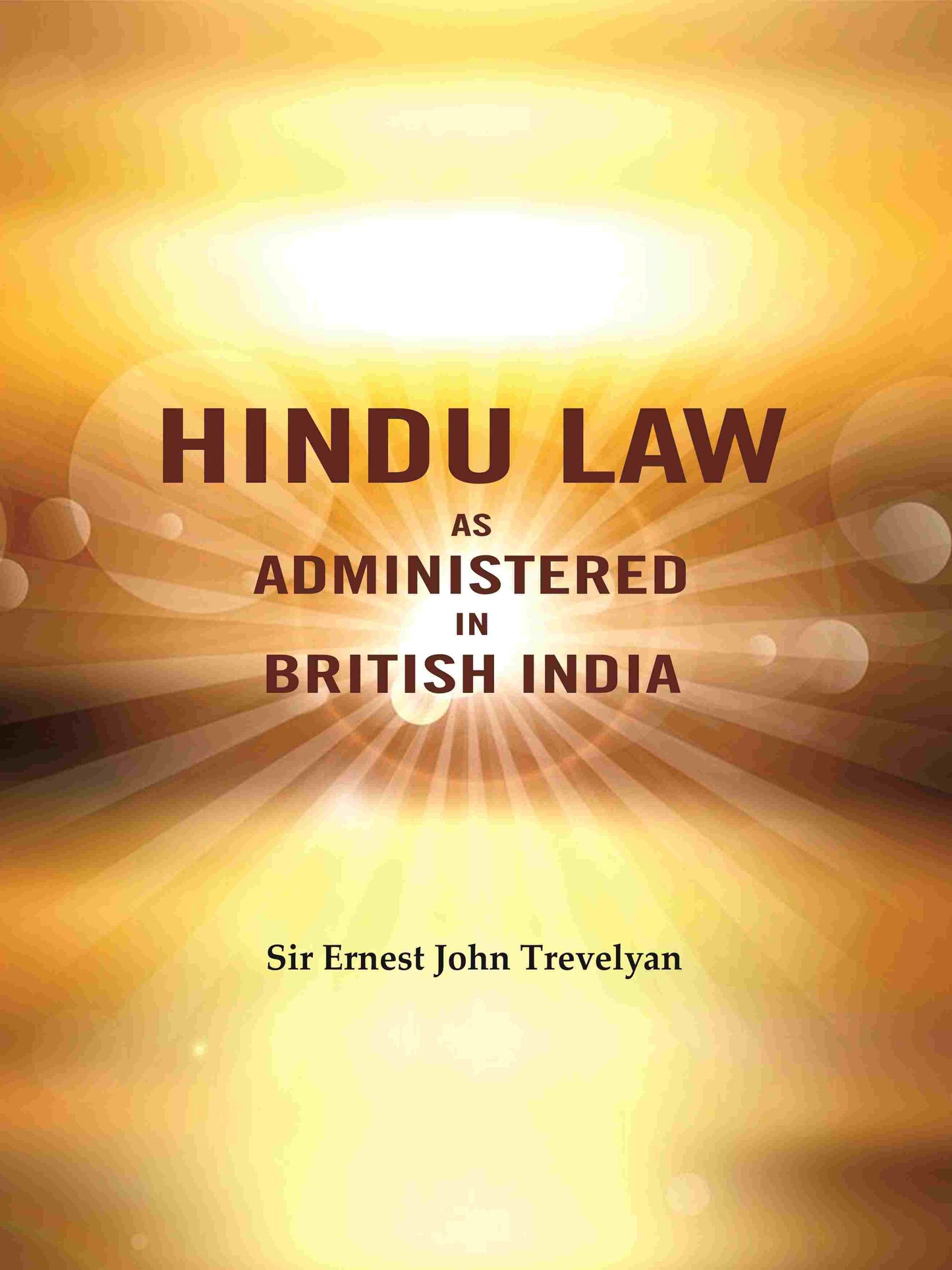 Hindu Law as Administered in British India - Gyan Books - Swadesiicart