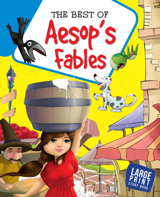 The Best of Aesops Fables : Large Print (Binder) - Om Books