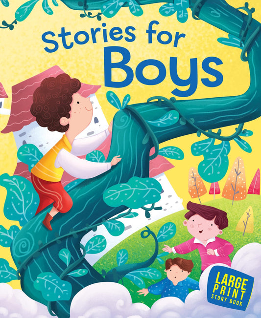 Stories for Boys : Large Print - Om Books
