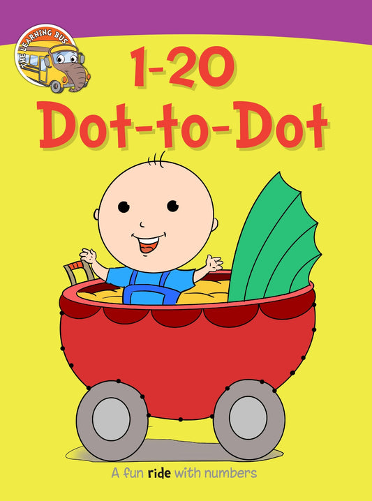 1-20 Dot-to-Dot : A Fun Ride with Numbers Activity Books - Om Books