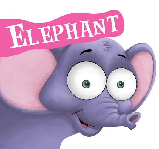 Elephant : Cutout Board Book - Om Books - Swadesiicart