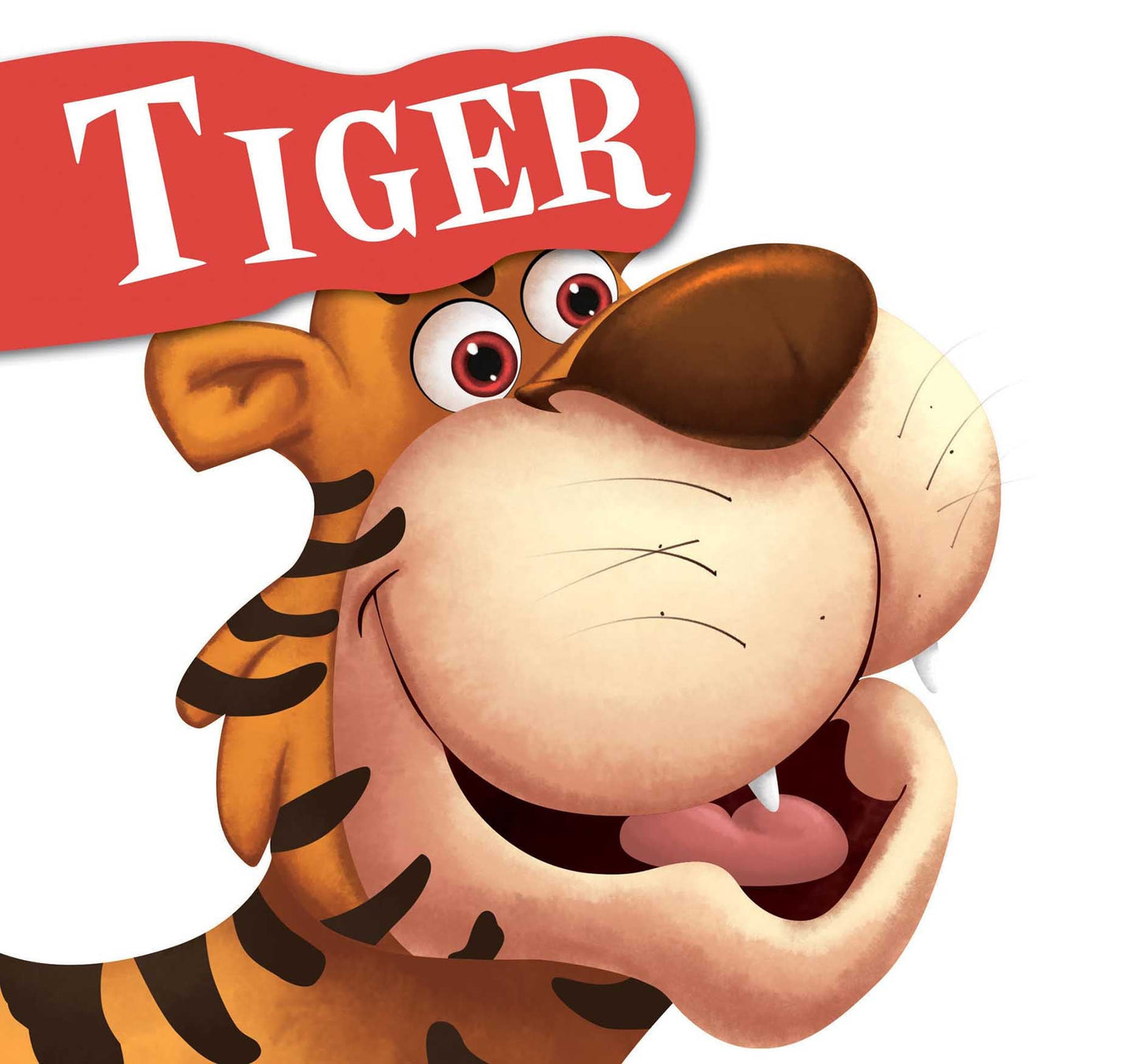 Tiger : Cutout Board Book - Om Books - Swadesiicart
