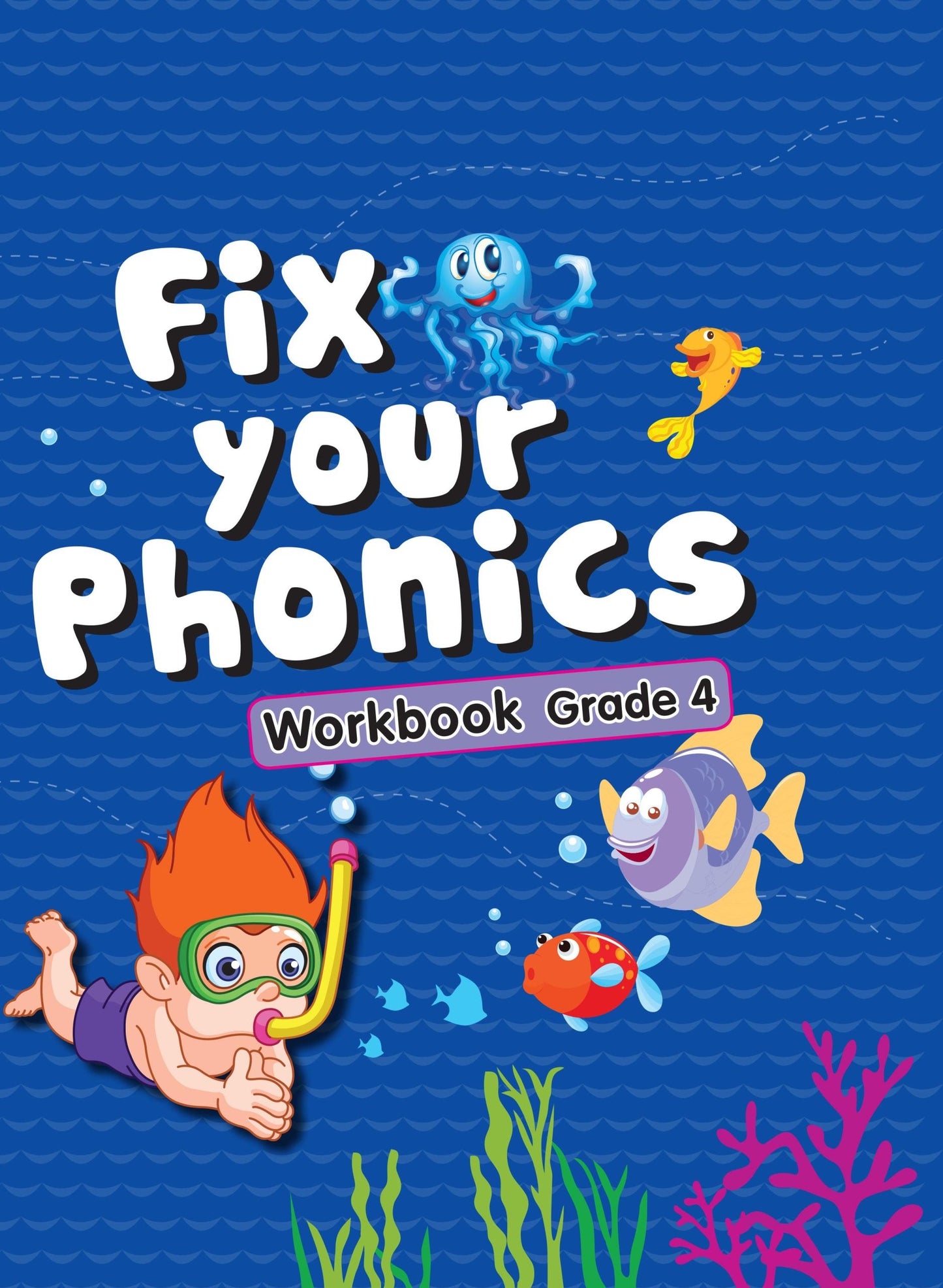 Phonics Activity Workbook 4 - Om Books - Swadesiicart