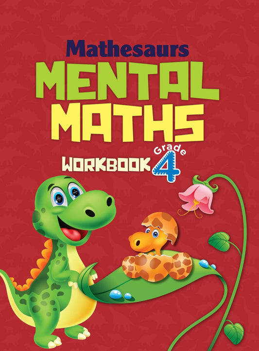 Mathesaurs Mental Math Workbook Grade-4 - Om Books - Swadesiicart