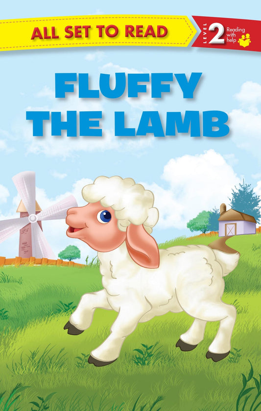 All set to Read Readers Level 2 Fluffy the Lamb - Om Books - Swadesiicart