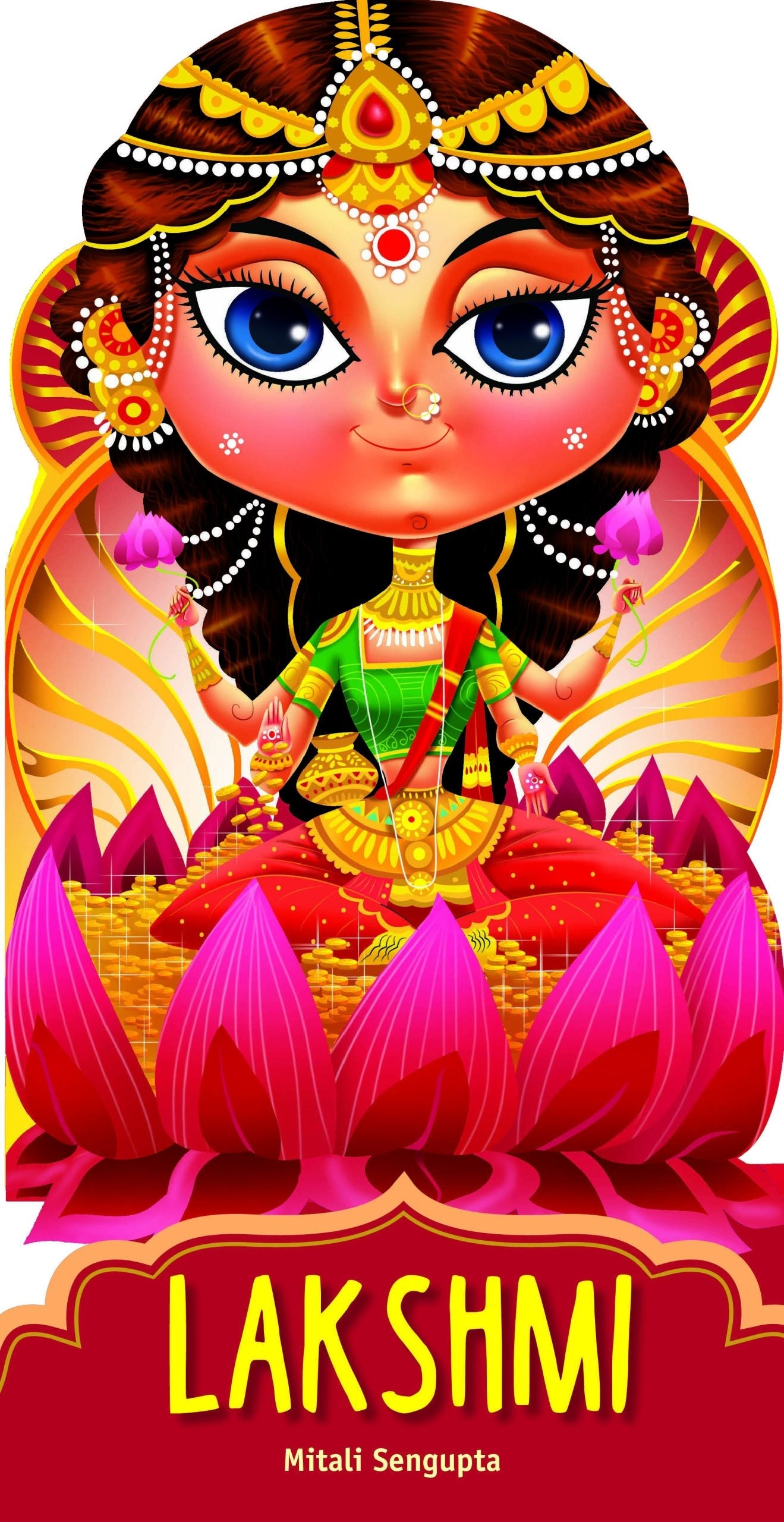 Lakshmi : Cutout Story Book - Om Books - Swadesiicart
