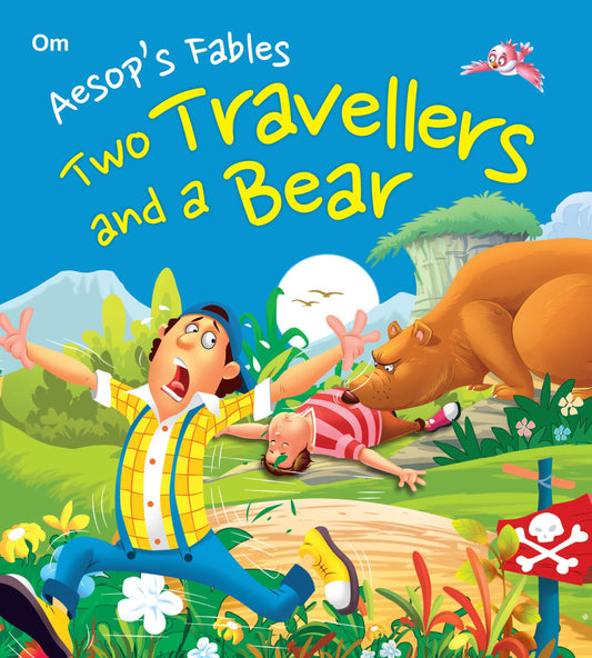 Two Travellers and the Bear : Aesops Fables - Om Books - Swadesiicart
