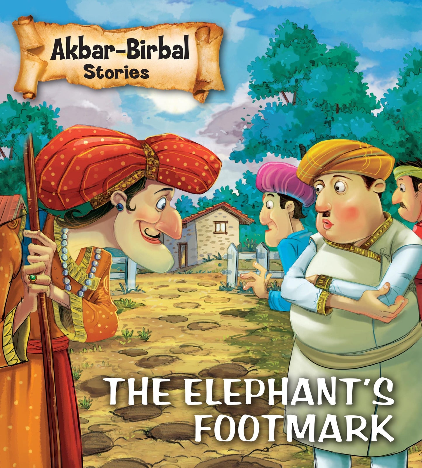 The Elephants Footmark : Akbar Birbal Stories - Om Books - Swadesiicart