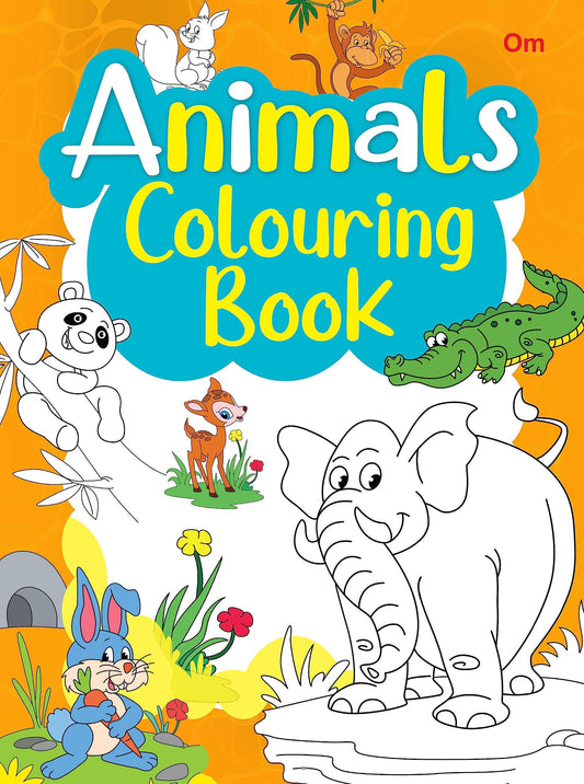 Animals Colouring Book - Om Books - Swadesiicart
