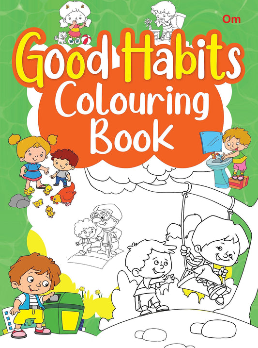 Good Habits Colouring Book - Om Books - Swadesiicart