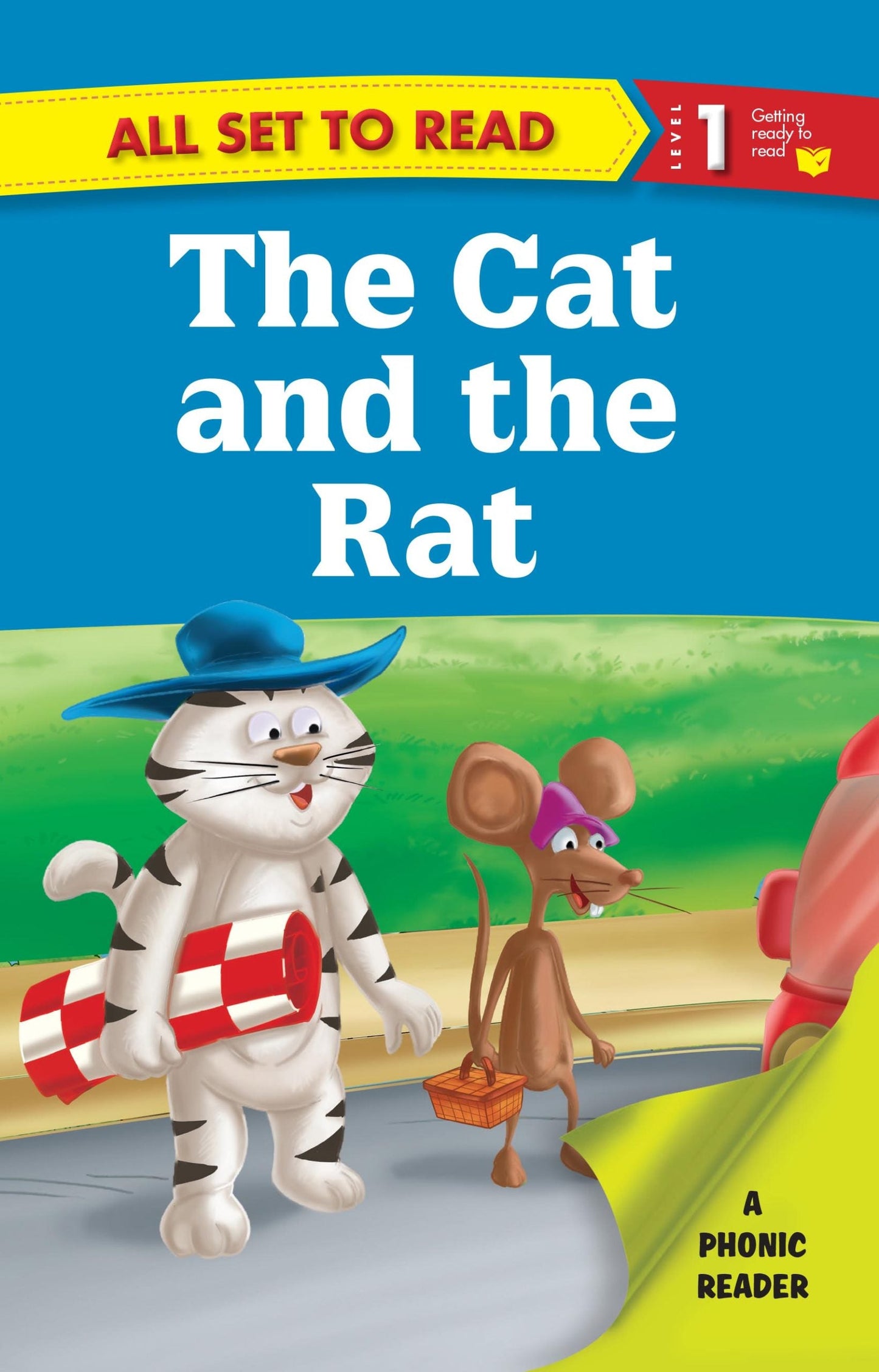 All set to Read A Phonics Reader The Cat and The Rat - Om Books - Swadesiicart