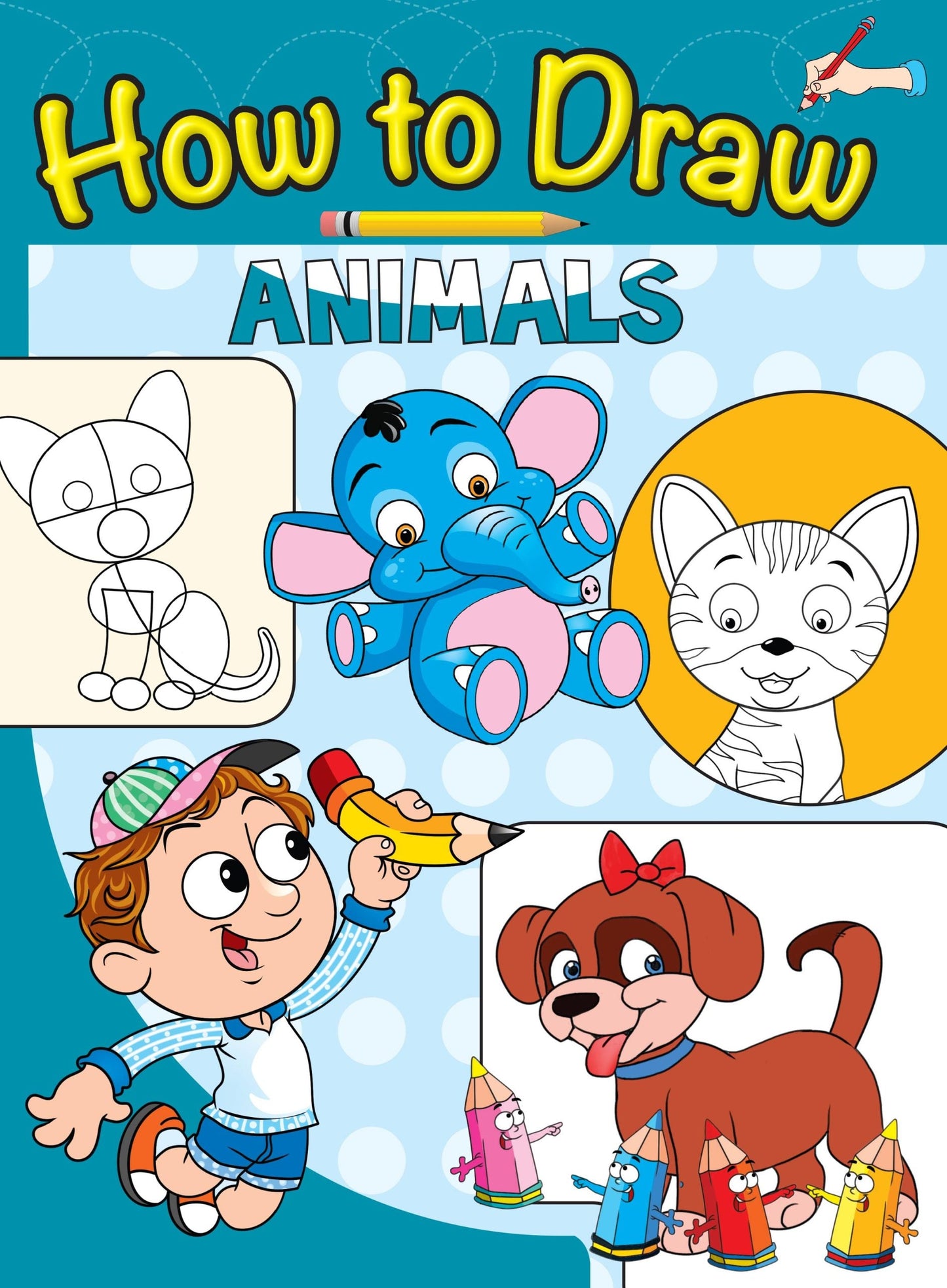 How to Draw Animals - Om Books - Swadesiicart