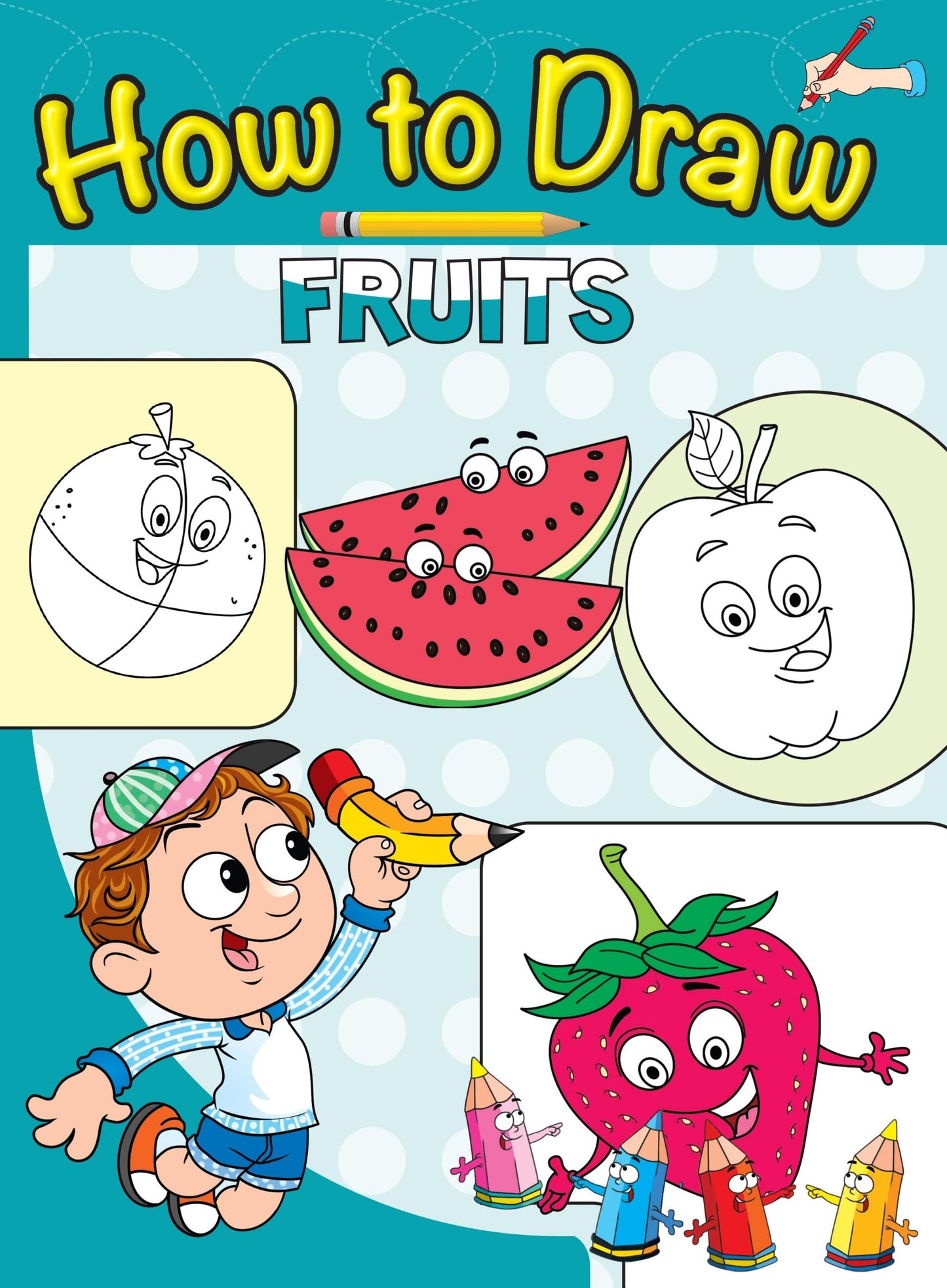 How to Draw Fruits - Om Books - Swadesiicart