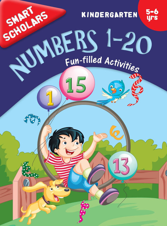 Smart Scholars Kindergarten Numbers 1-20 - Om Books