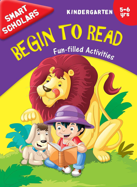 Smart Scholars Kindergarten Begin To Read - Om Books - Swadesiicart