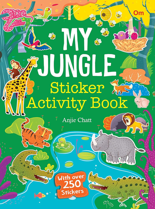 My Jungle Sticker Activity Book - Om Books - Swadesiicart