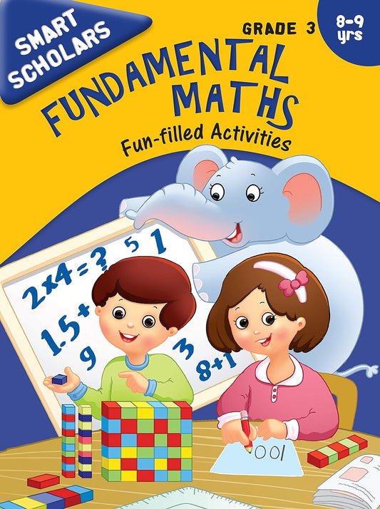Smart Scholars Grade 3 Fundamental Maths - Om Books - Swadesiicart