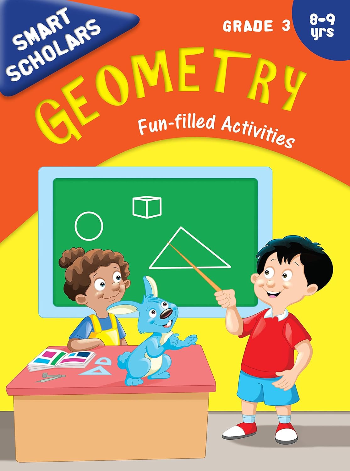 Smart Scholars Grade 3 Geometry - Om Books - Swadesiicart