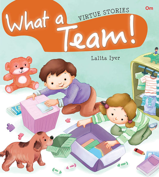 What a Team : Virtue Stories - Om Books - Swadesiicart