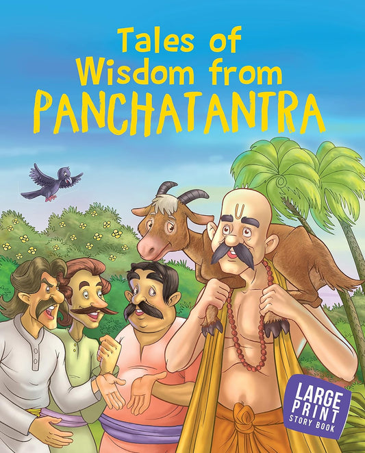 Tales of Wisdom from Panchatantra : Large Print - Om Books