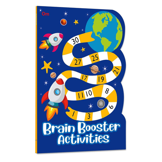Brain Booster Activities: Cutout Activities book - Activity book for Children - Om Books - Swadesiicart