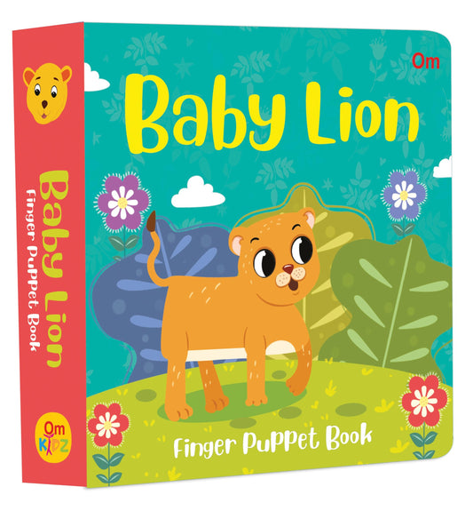 Baby lion Finger Puppet Book - Om Books - Swadesiicart