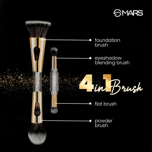 MARS Cosmetics 4 In 1 Travel Brush - Swadesiicart