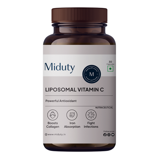 Miduty by Palak Notes Liposomal Vitamin C - Immunity Booster Capsules - Swadesiicart