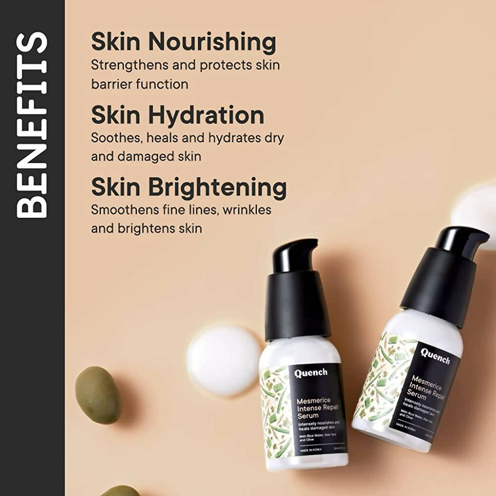 Quench Botanics Mesmerice Intense Repair Serum - Korean Skincare | Swadesiicart
