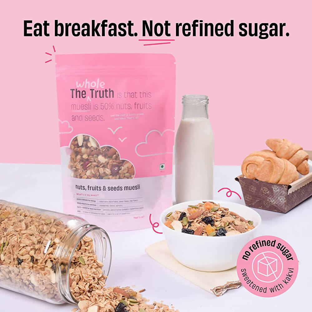 The Whole Truth Nuts, Fruits & Seeds Muesli - Swadesiicart