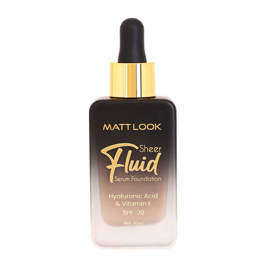 Matt Look Sheer Fluid Serum Foundation - 05 Oat Meal - Swadesiicart