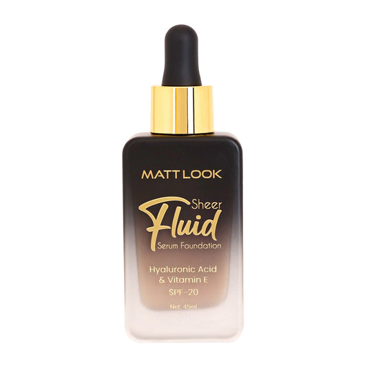 Matt Look Sheer Fluid Serum Foundation - 06 Toasted Wheat - Swadesiicart