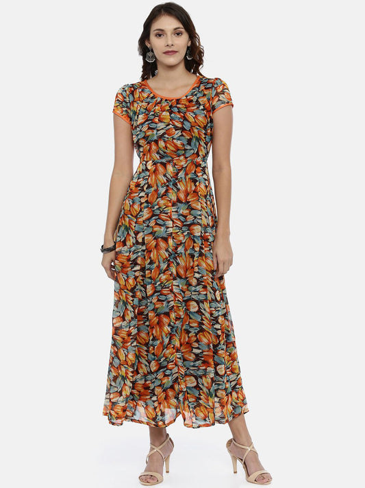 Souchii Women Assorted Printed Fit And Flare Kurta Dress - SOUCHII