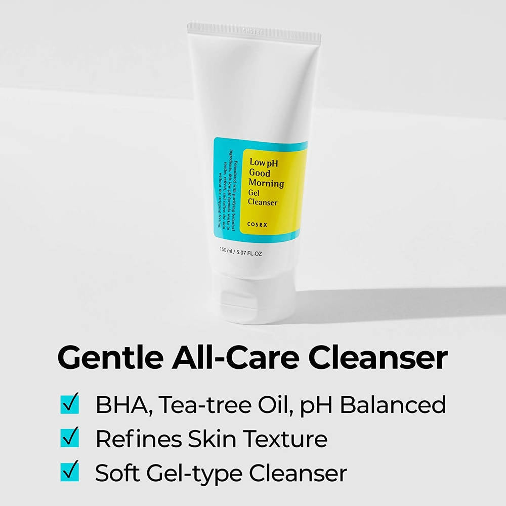 Cosrx Low pH Good Morning Gel Cleanser - Korean Skincare | Swadesiicart
