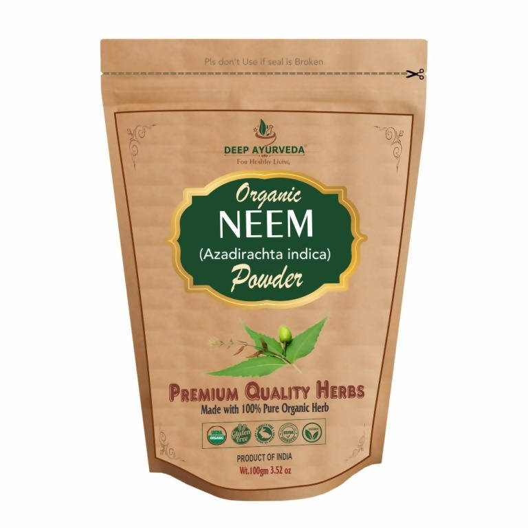 Deep Ayurveda Organic Neem Powder - Swadesiicart